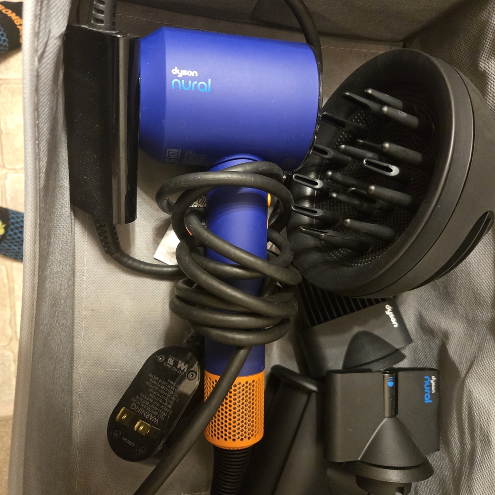 Dyson Supersonic Hair Dryer in Blue and Orange
